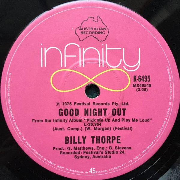 Billy Thorpe : Blue Mary (7")