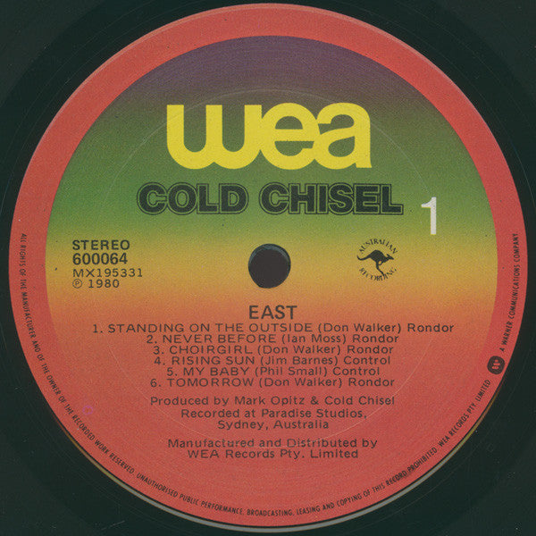 Cold Chisel : East (LP, Album)