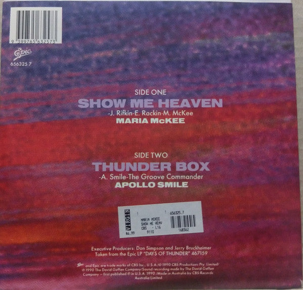 Maria McKee : Show Me Heaven (7", Single)