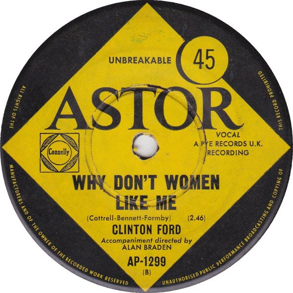 Clinton Ford : Dandy (7", Single)