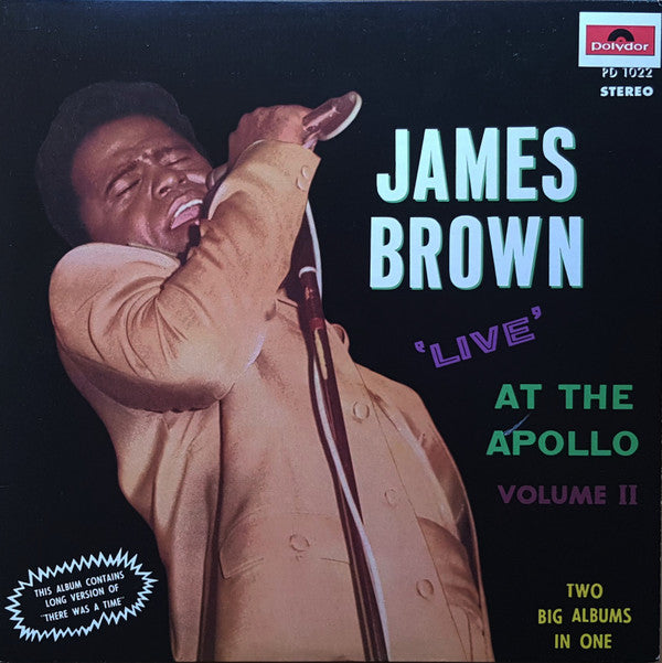 James Brown : Live At The Apollo Volume II (2xLP, Album, RE, Gat)