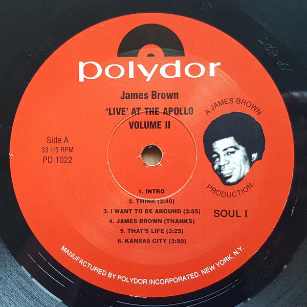 James Brown : Live At The Apollo Volume II (2xLP, Album, RE, Gat)