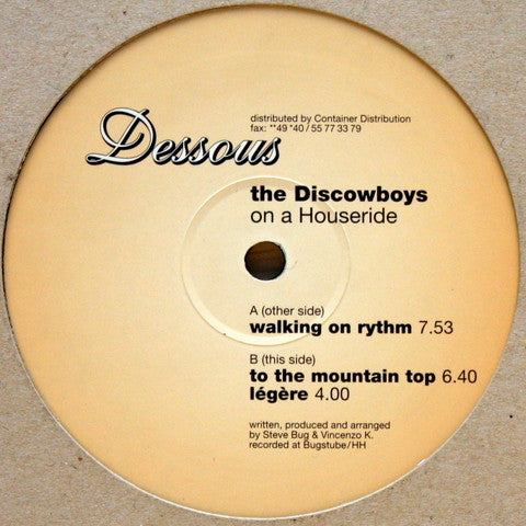 The Discowboys : On A Houseride (12")