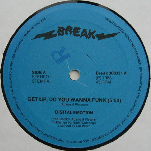 Digital Emotion : Get Up, Action (12")