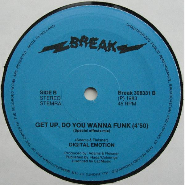 Digital Emotion : Get Up, Action (12")