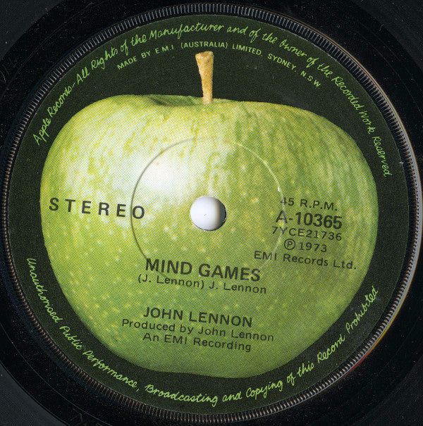 John Lennon : Mind Games (7&quot;, Single)