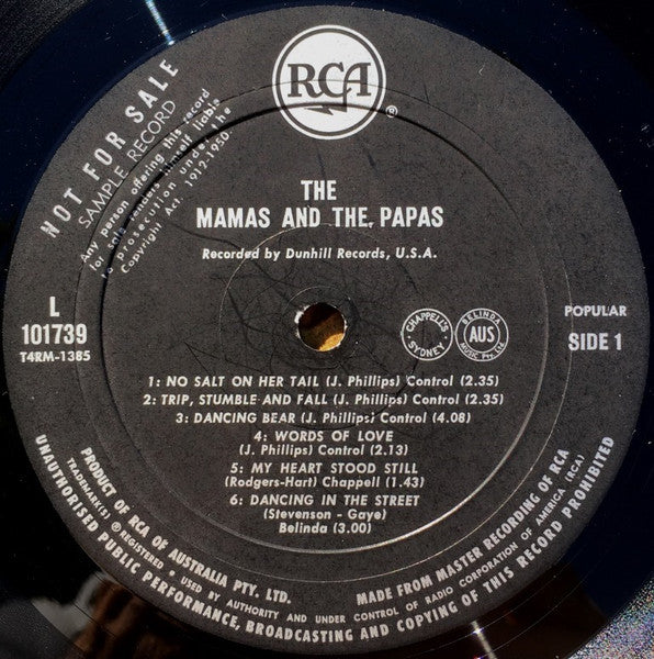 The Mamas & The Papas : The Mamas & The Papas (LP, Album, Mono)