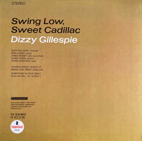 Dizzy Gillespie : Swing Low, Sweet Cadillac (LP, Album, RE, Gat)