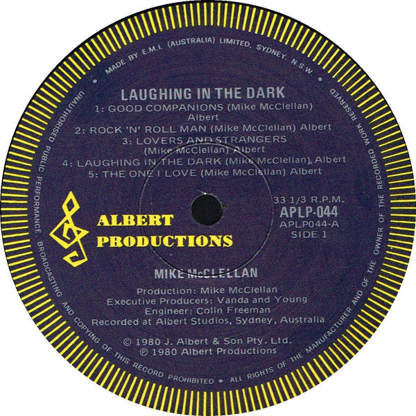 Mike McClellan : Laughing In The Dark (LP, Album)