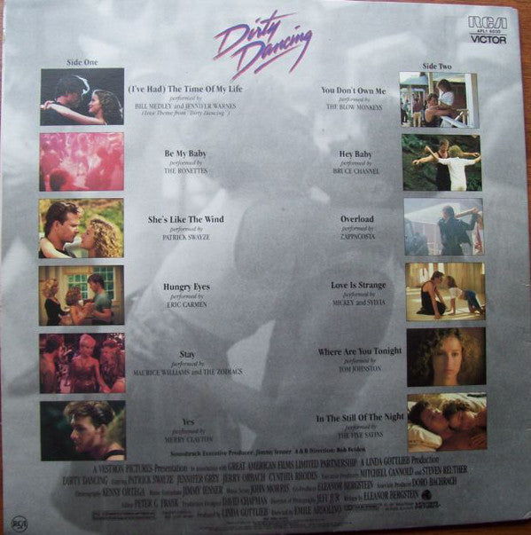 Various : Dirty Dancing (Original Soundtrack) (LP, Album, Comp, Gat)