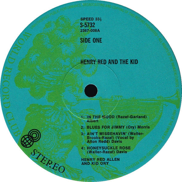 Henry "Red" Allen And  Kid Ory : Henry "Red" Allen And Kid Ory (2xLP, Album, Comp)