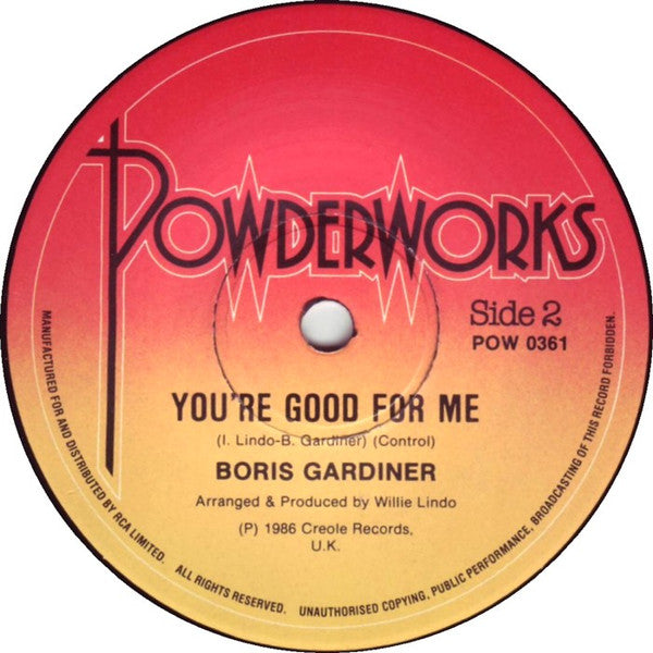 Boris Gardiner : I Want To Wake Up With You (7", Single)