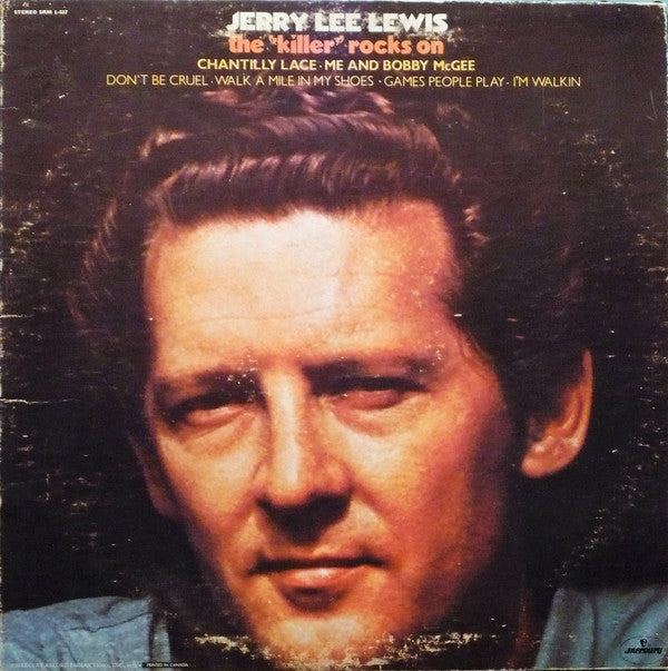 Jerry Lee Lewis : The "Killer" Rocks On (LP, Album)