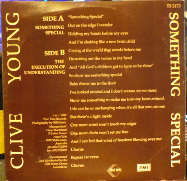 Clive Young (2) : Something Special (7", Single)