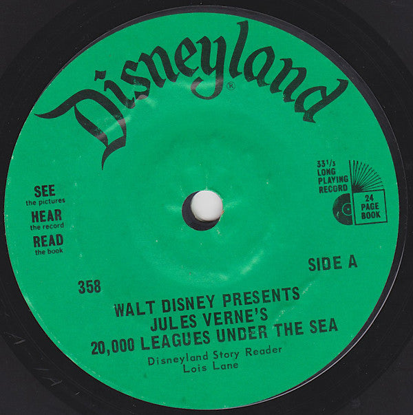 Unknown Artist : Walt Disney Presents Jules Verne's 20,000 Leagues Under The Sea (7")