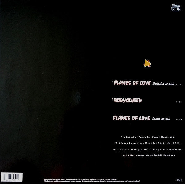 Fancy : Flames Of Love (12", Maxi)