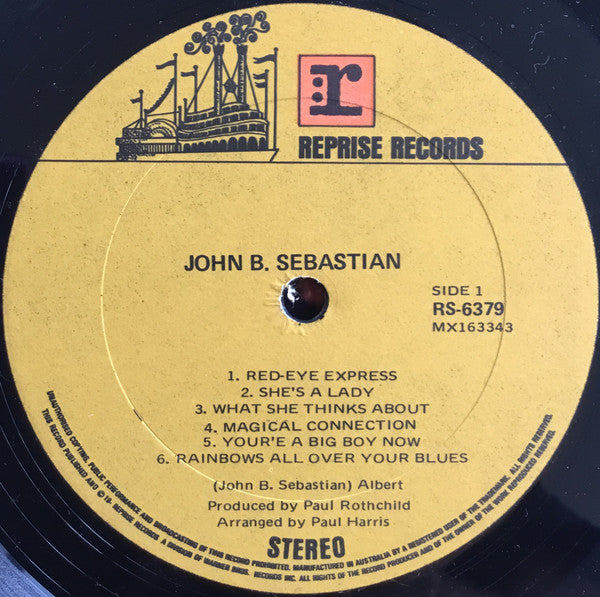John Sebastian : John B. Sebastian (LP, Album)