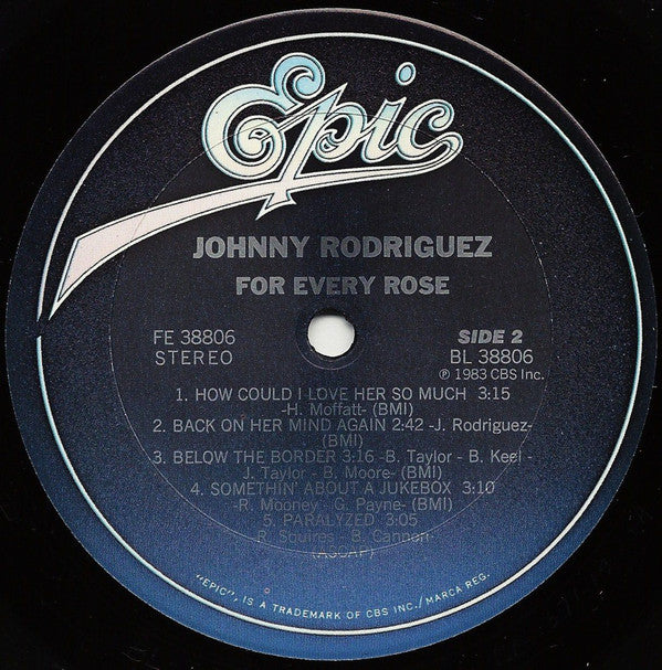 Johnny Rodriguez (4) : For Every Rose (LP)