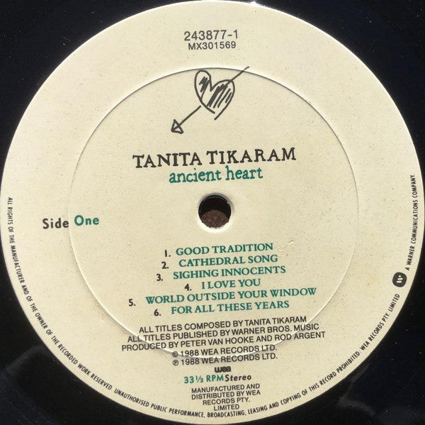 Tanita Tikaram : Ancient Heart (LP, Album)