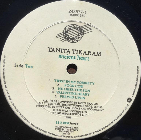 Tanita Tikaram : Ancient Heart (LP, Album)