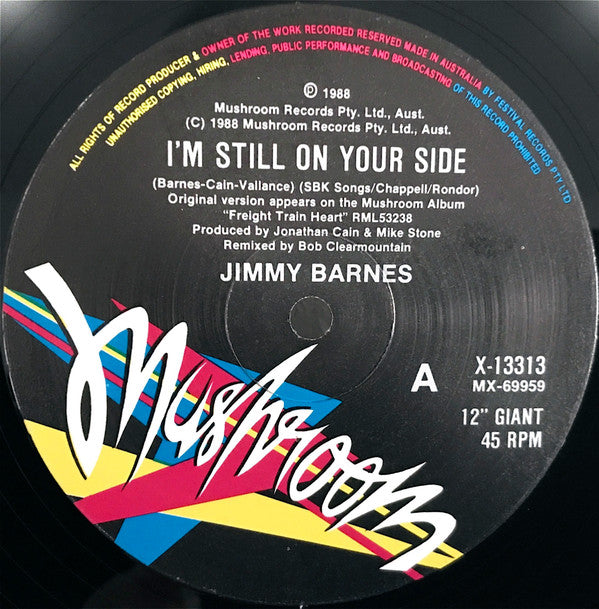 Jimmy Barnes : I'm Still On Your Side / Going To Mexico (12", Single, Ltd)