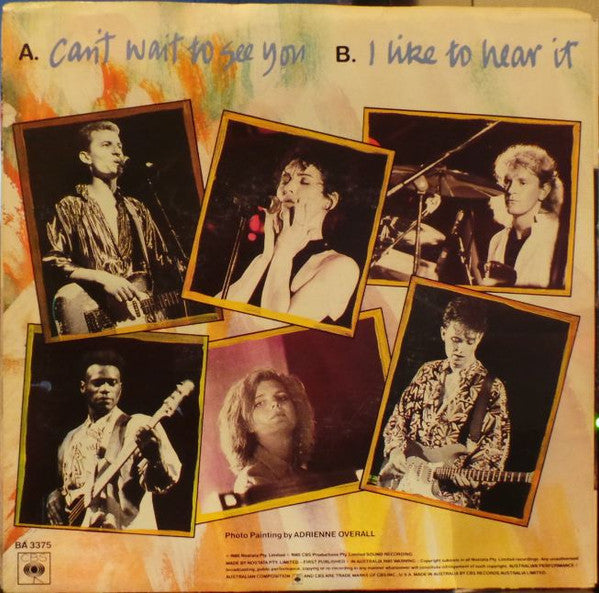 Eurogliders : Can't Wait To See You (7", Single)