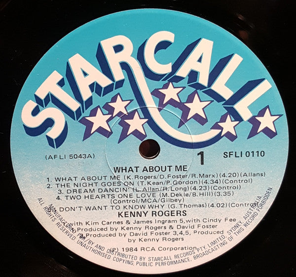 Kenny Rogers : What About Me? (LP, Album)