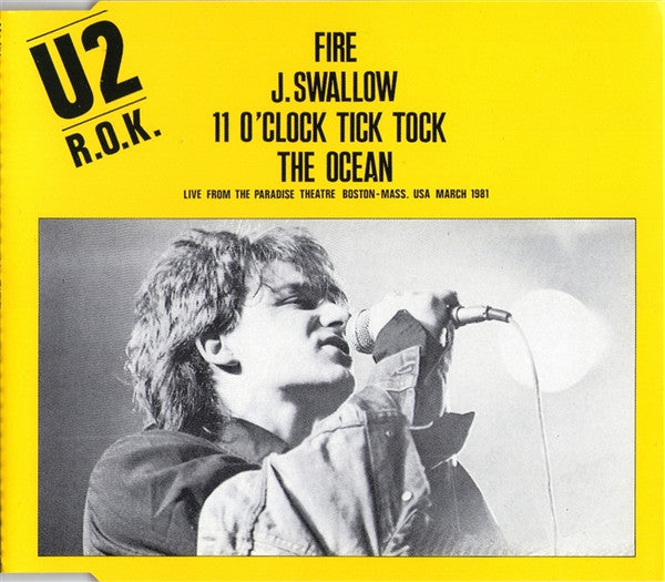 U2 : R.O.K. (Fire) (CD, Single, Blu)