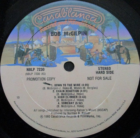 Bob McGilpin : Bob McGilpin (LP, Album, Promo, Bes)
