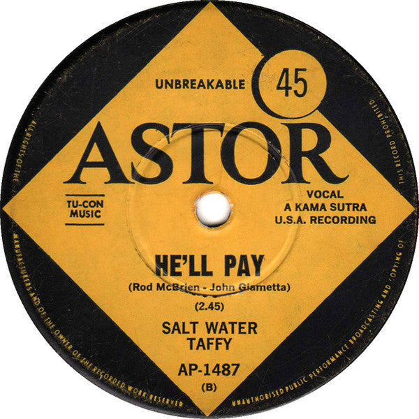 Salt Water Taffy : Finders Keepers (7", Single)