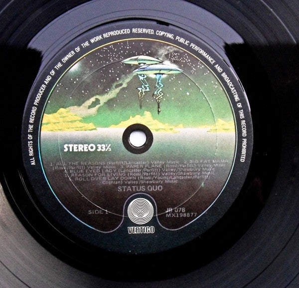 Status Quo : No Thought For Tomorrow (LP, Comp)