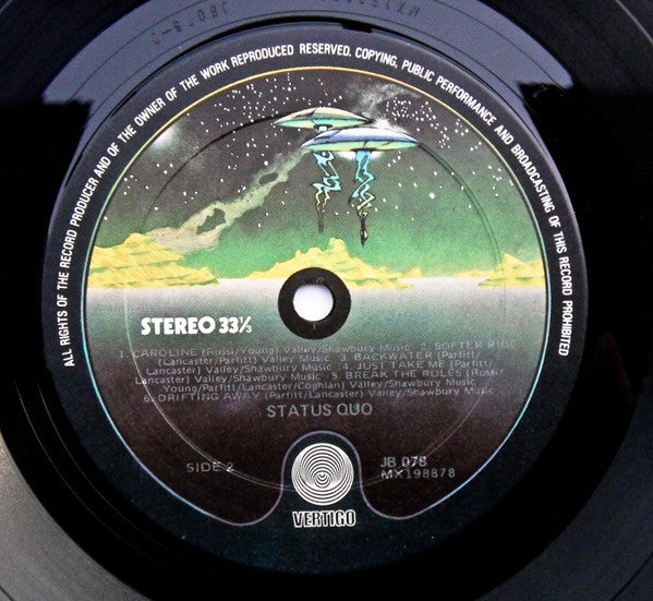 Status Quo : No Thought For Tomorrow (LP, Comp)