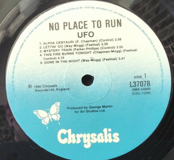 UFO (5) : No Place To Run (LP, Album)