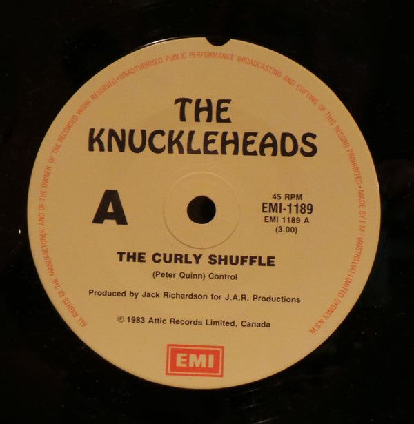 The Knuckleheads (4) : The Curly Shuffle (7", Single)