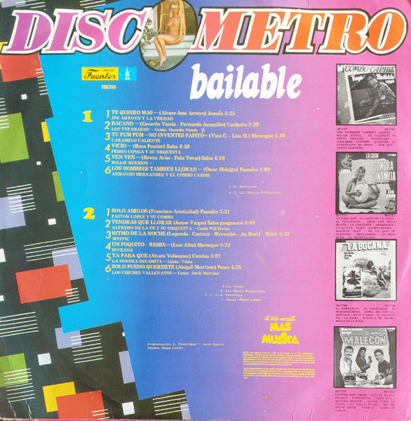Various : Discometro Bailable Vol. 3 (LP, Comp)