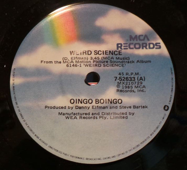 Oingo Boingo / Ira And The Geeks : Weird Science / Weird Mama (7&quot;, Single)