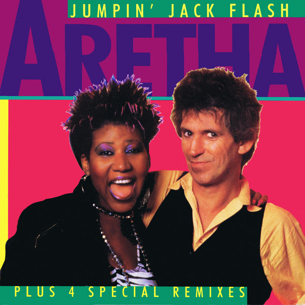 Aretha Franklin : Jumpin&#39; Jack Flash (12&quot;, Maxi)