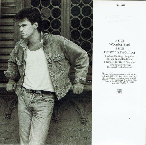 Paul Young : Wonderland (7", Single)