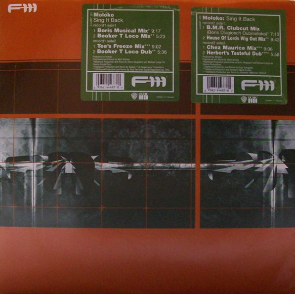 Moloko : Sing It Back (2x12")