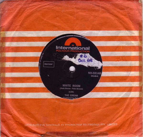 Cream (2) : White Room (7", Single)