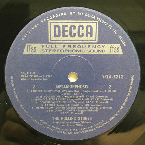 The Rolling Stones : Metamorphosis (LP, Comp)