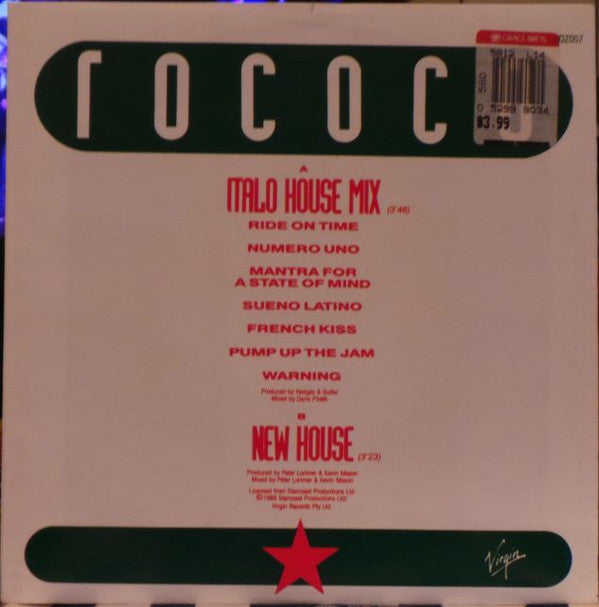 Rococo : Italo House Mix (7", Single)