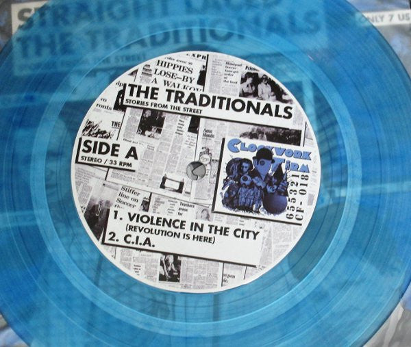 The Traditionals, Straight Laced : Stories From The Street (7", EP, Ltd, Blu)