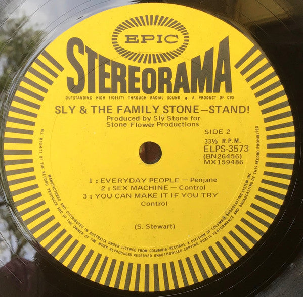 Sly & The Family Stone : Stand! (LP, Album)