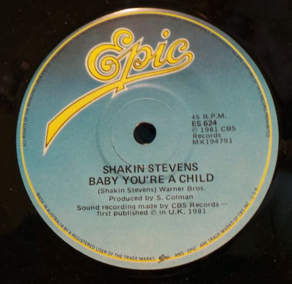 Shakin' Stevens : You Drive Me Crazy (7", Single)