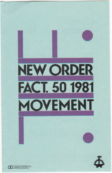 New Order : Movement (Cass, Album, RE)