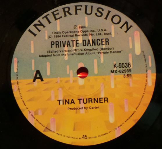 Tina Turner : Private Dancer (7&quot;, Single)