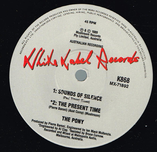 The Pony : Heaven (7", Single, Ltd, Par)