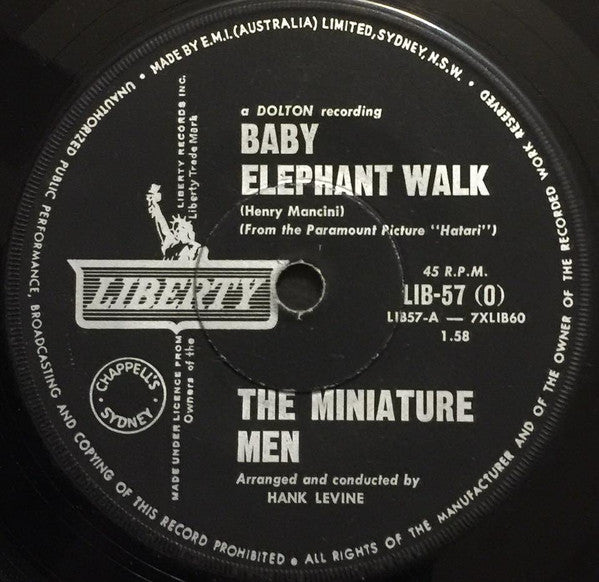 The Miniature Men : Baby Elephant Walk (7&quot;, Single)