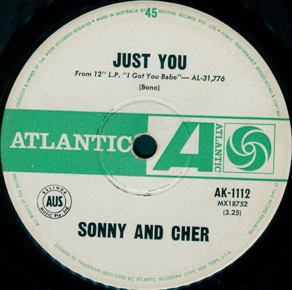 Sonny & Cher : Sing C'est La Vie (7", Single)